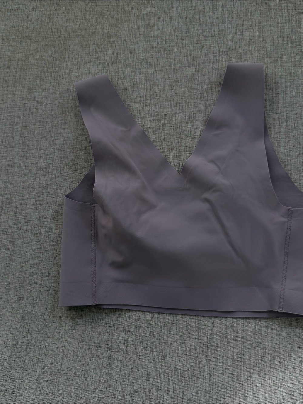 Evelyn Bobbie Seamless Unlined Wirefree Bra Lavender Size XS - Picture 2 of 5